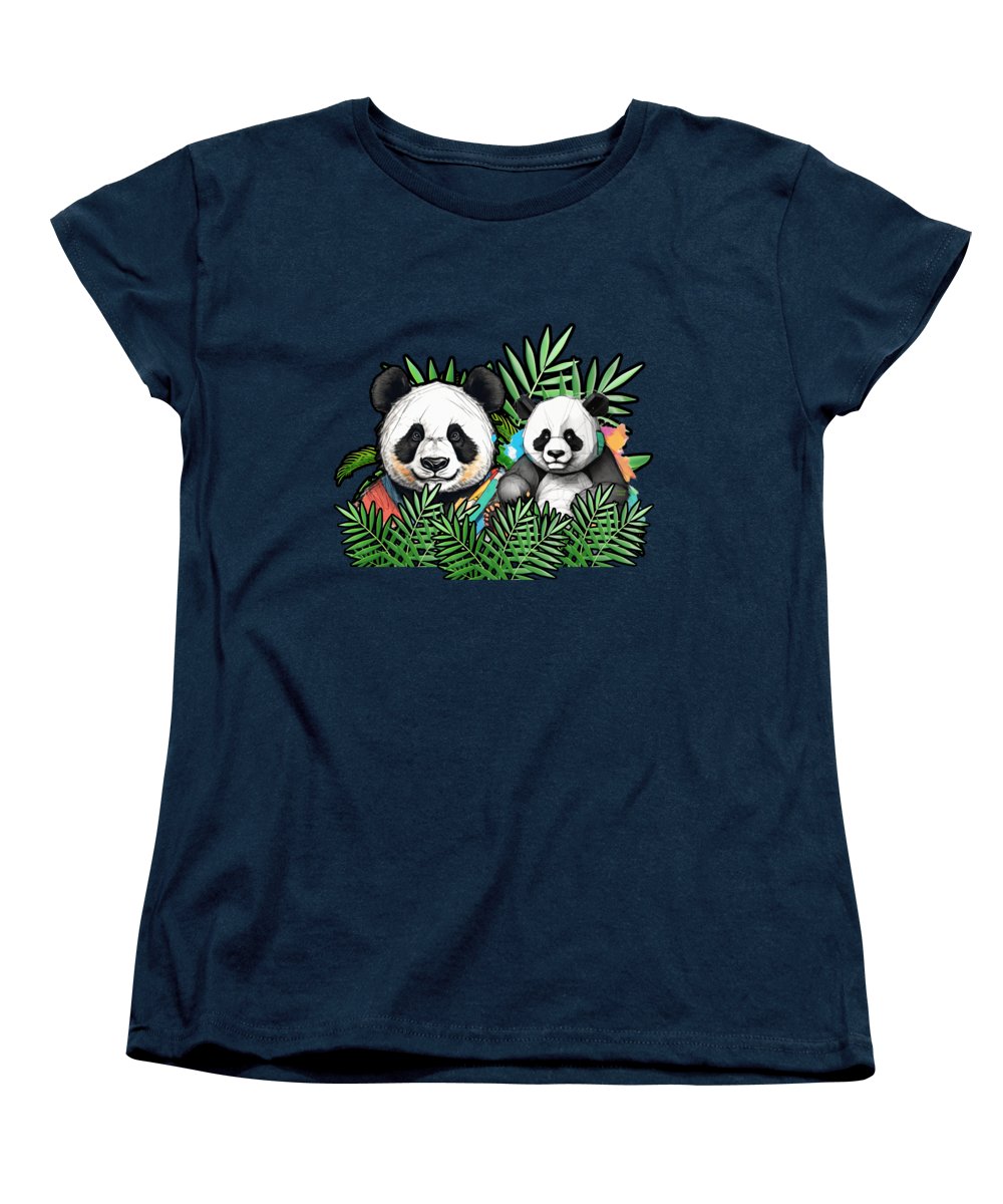 Colorful Panda - Women's T-Shirt (Standard Fit)