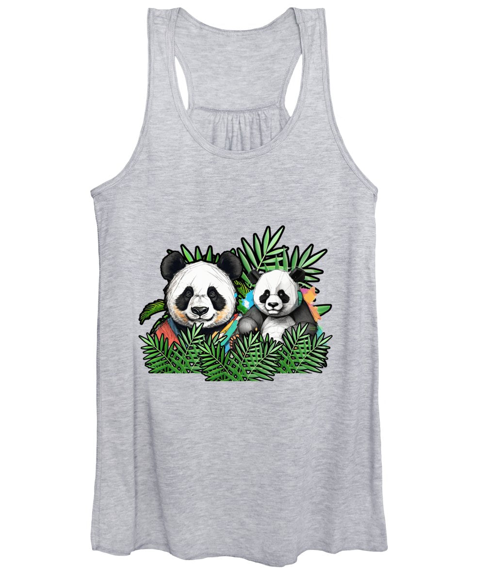 Colorful Panda - Women's Tank Top