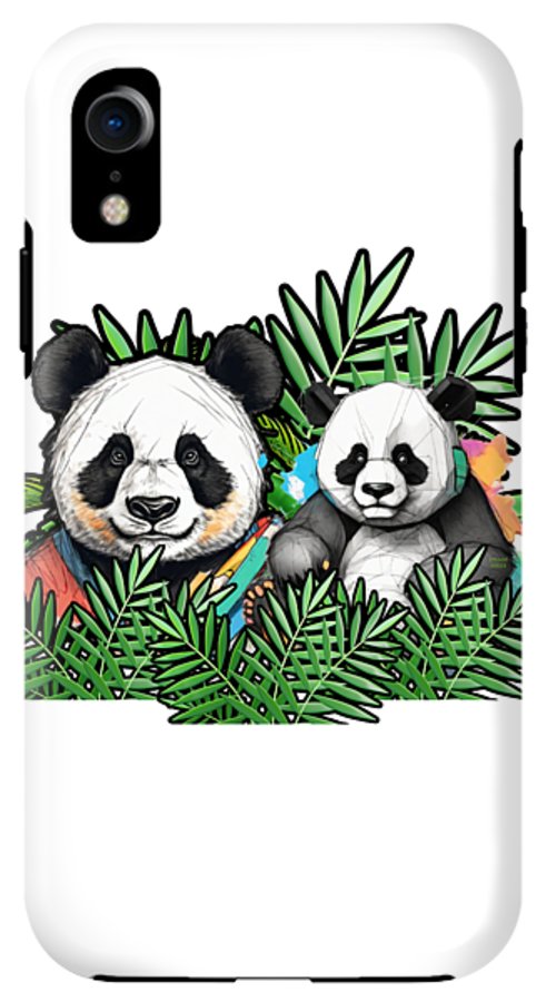 Colorful Panda - Phone Case