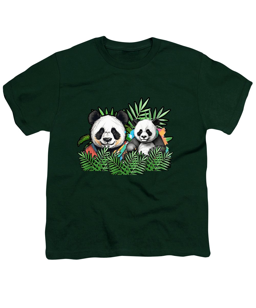 Colorful Panda - Youth T-Shirt