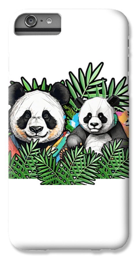 Colorful Panda - Phone Case