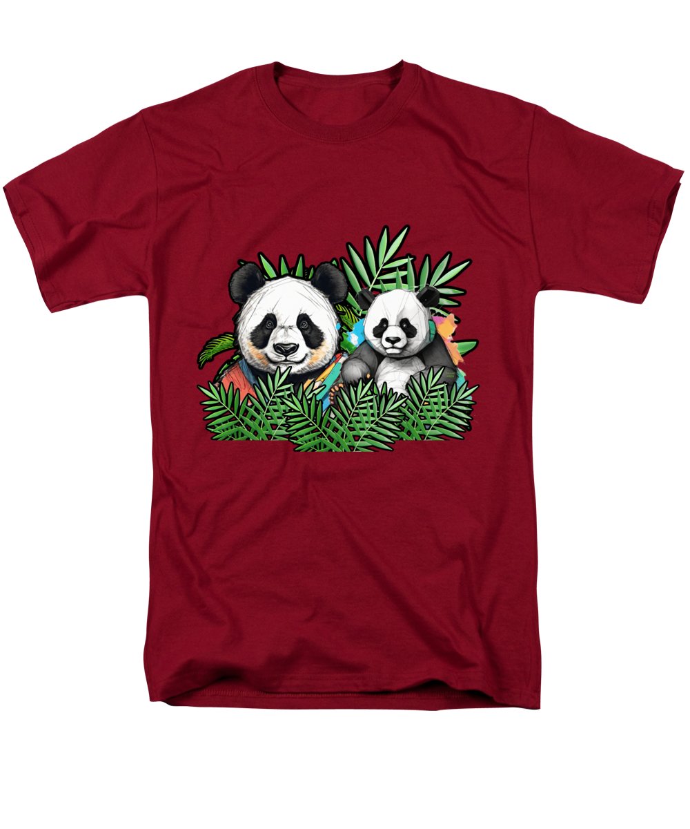 Colorful Panda - Men's T-Shirt  (Regular Fit)
