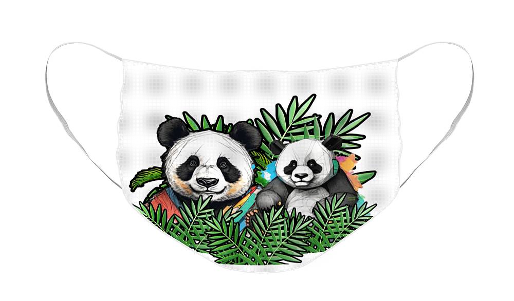 Colorful Panda - Face Mask
