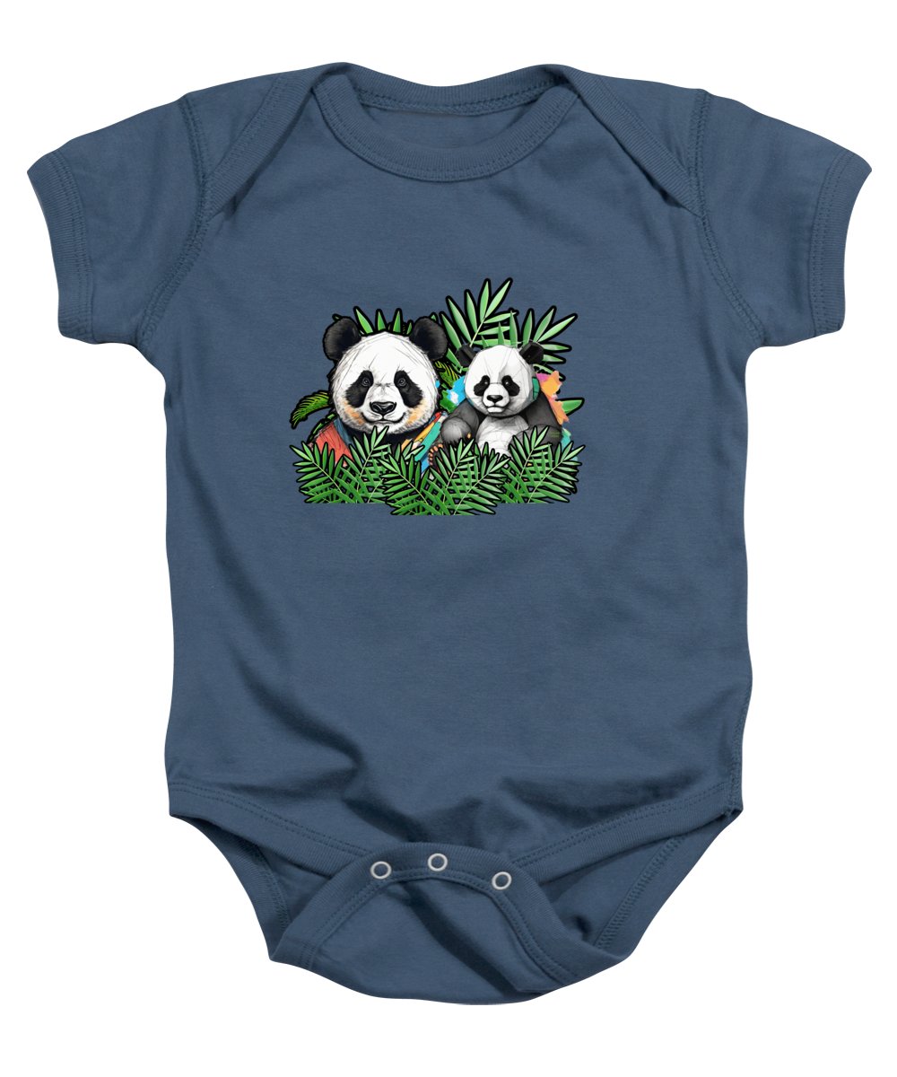 Colorful Panda - Baby Onesie