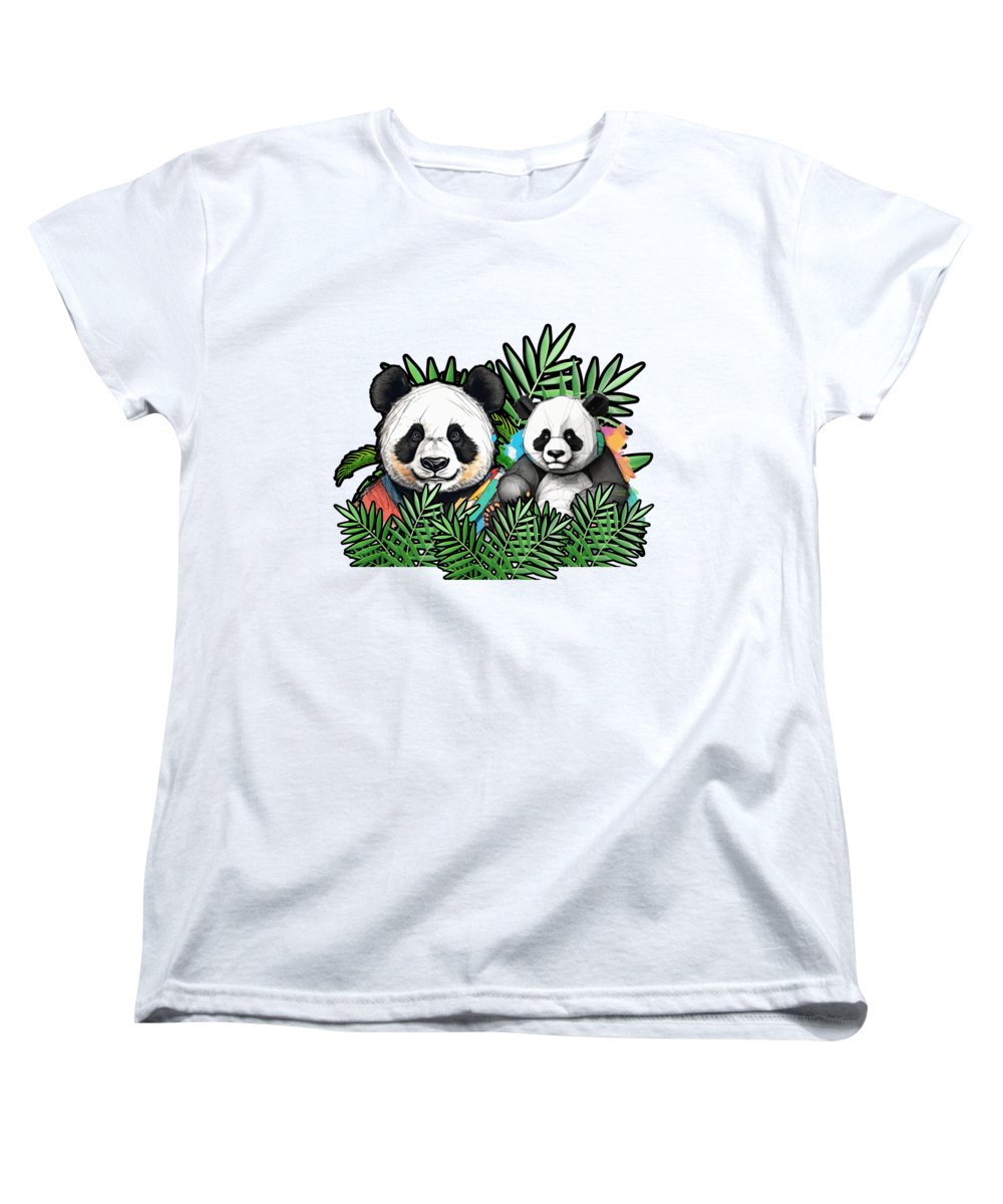 Colorful Panda - Women's T-Shirt (Standard Fit)