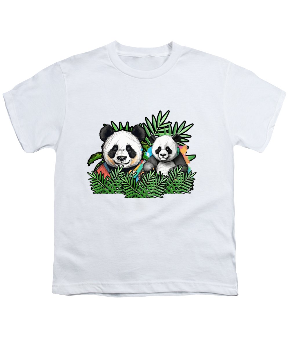 Colorful Panda - Youth T-Shirt
