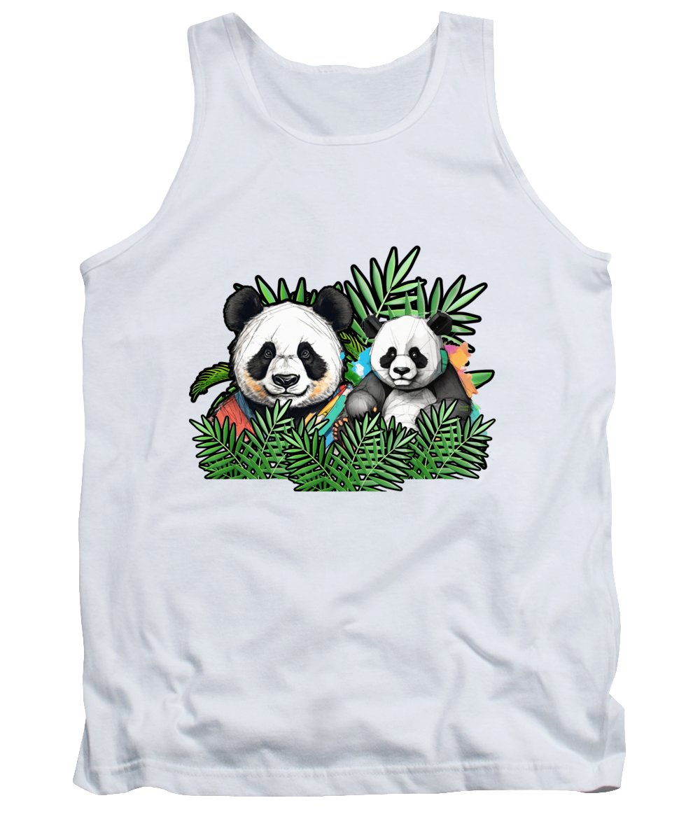 Colorful Panda - Tank Top