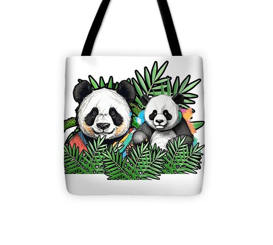 Colorful Panda - Tote Bag