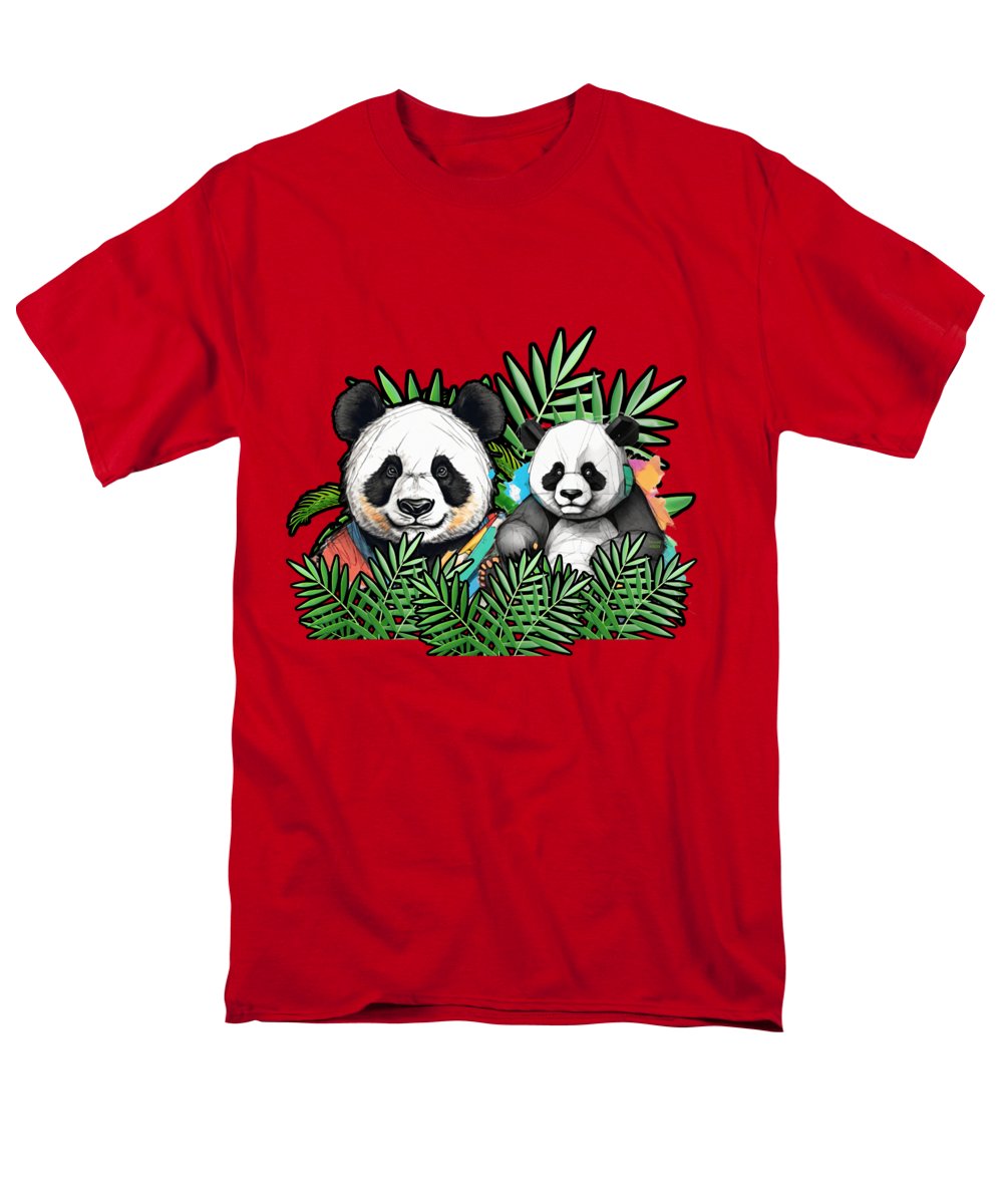 Colorful Panda - Men's T-Shirt  (Regular Fit)