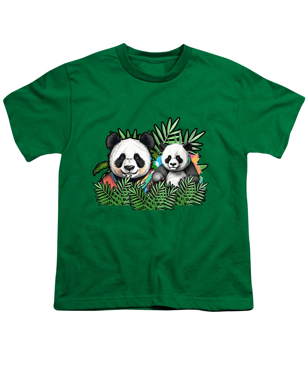 Colorful Panda - Youth T-Shirt