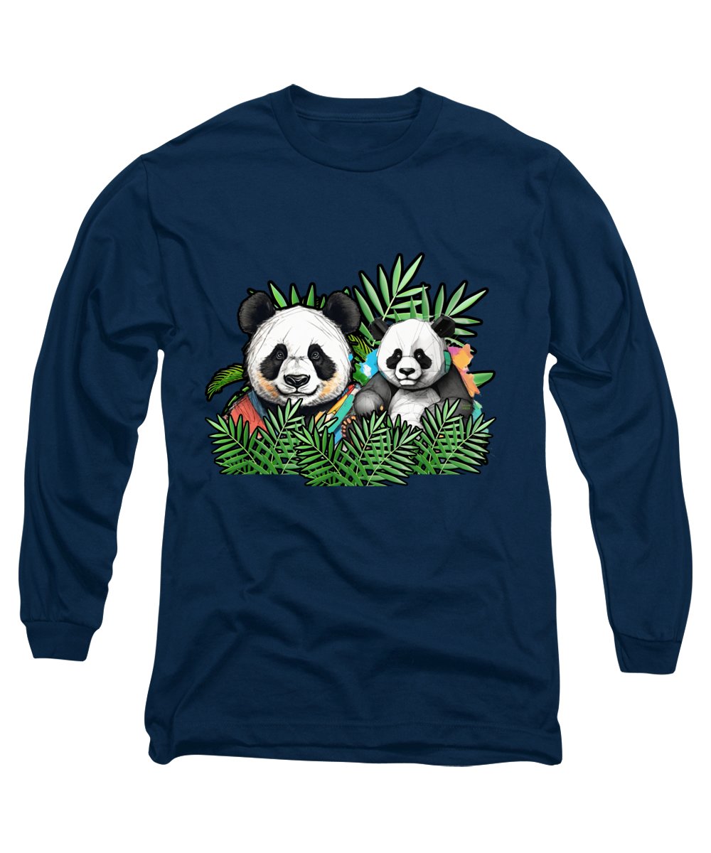 Colorful Panda - Long Sleeve T-Shirt