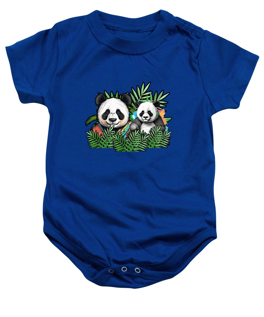 Colorful Panda - Baby Onesie