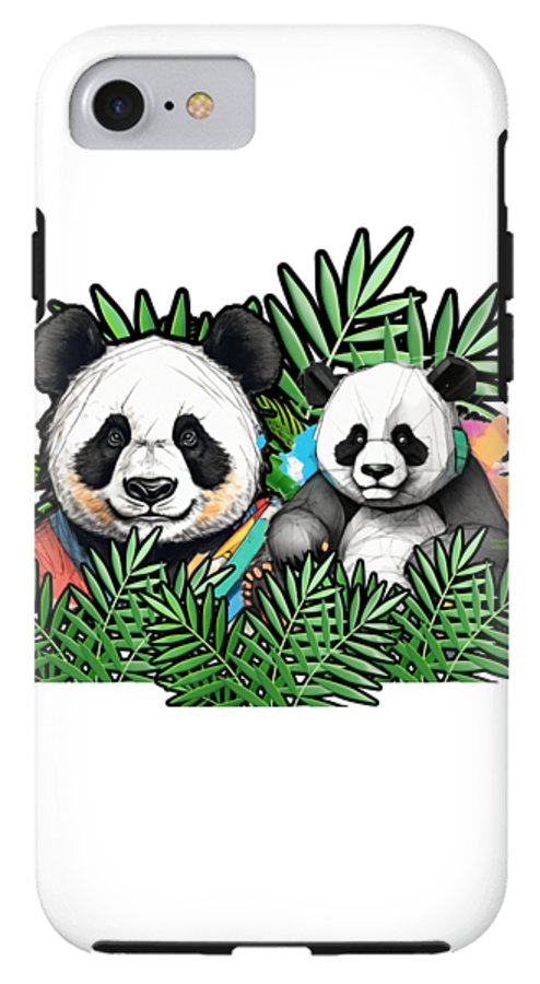 Colorful Panda - Phone Case