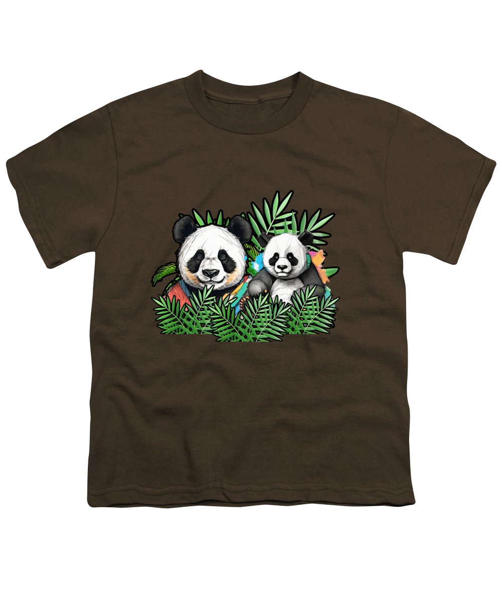 Colorful Panda - Youth T-Shirt