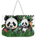 Colorful Panda - Weekender Tote Bag