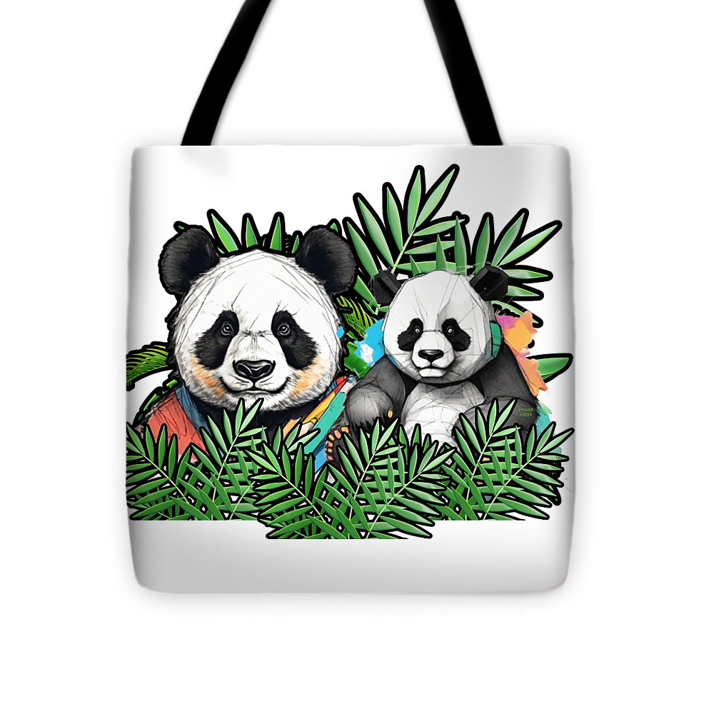 Colorful Panda - Tote Bag