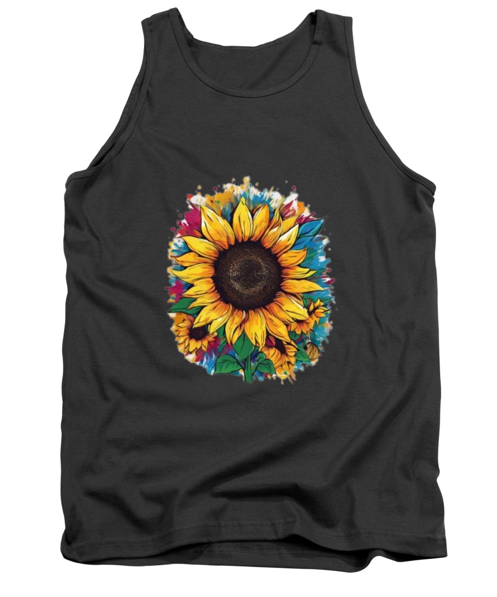 Colorful Sunflower - Tank Top