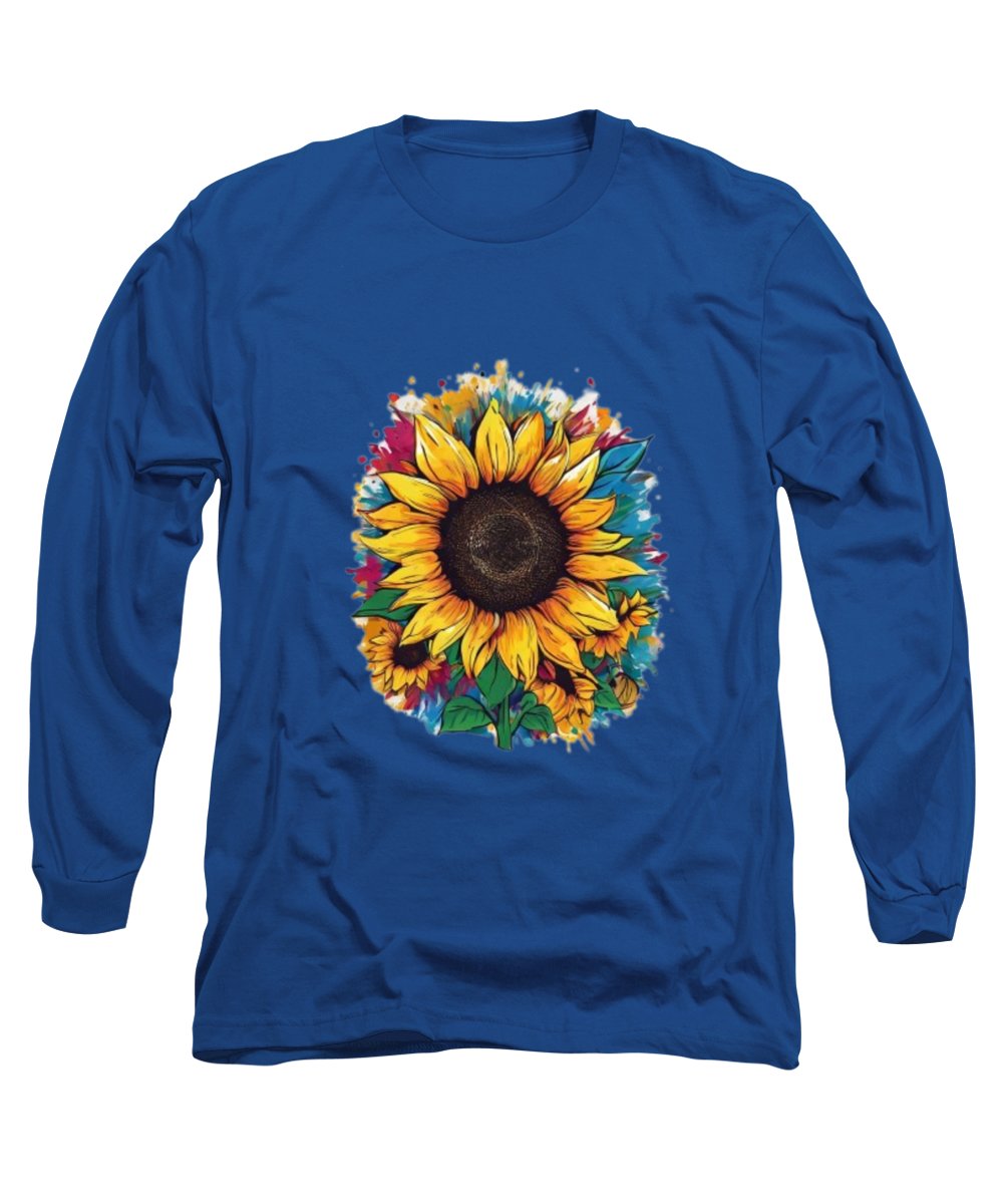 Colorful Sunflower - Long Sleeve T-Shirt