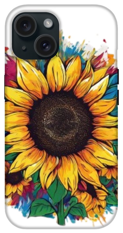 Colorful Sunflower - Phone Case