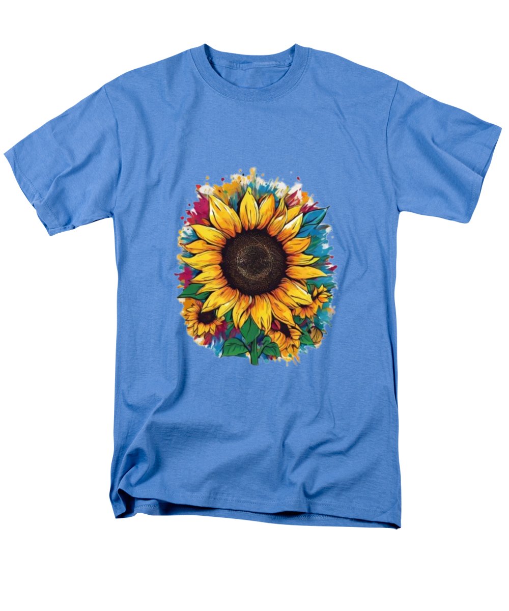 Colorful Sunflower - Men's T-Shirt  (Regular Fit)