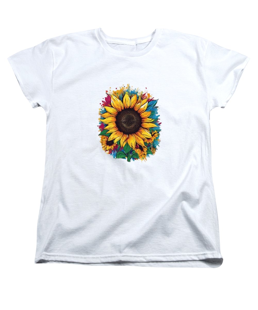 Colorful Sunflower - Women's T-Shirt (Standard Fit)