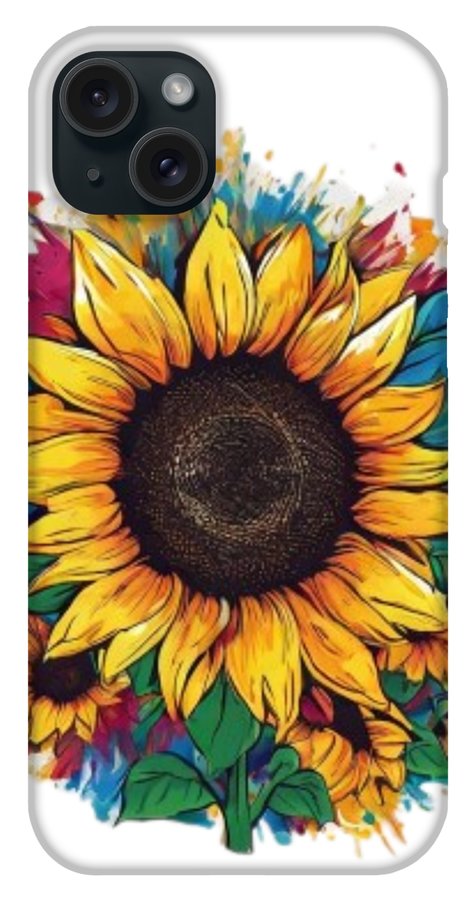 Colorful Sunflower - Phone Case