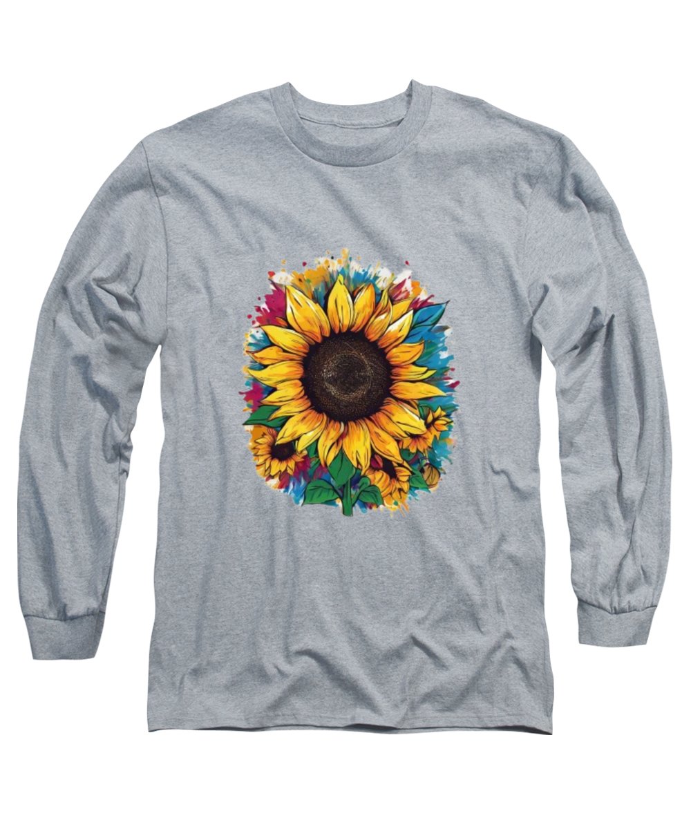 Colorful Sunflower - Long Sleeve T-Shirt