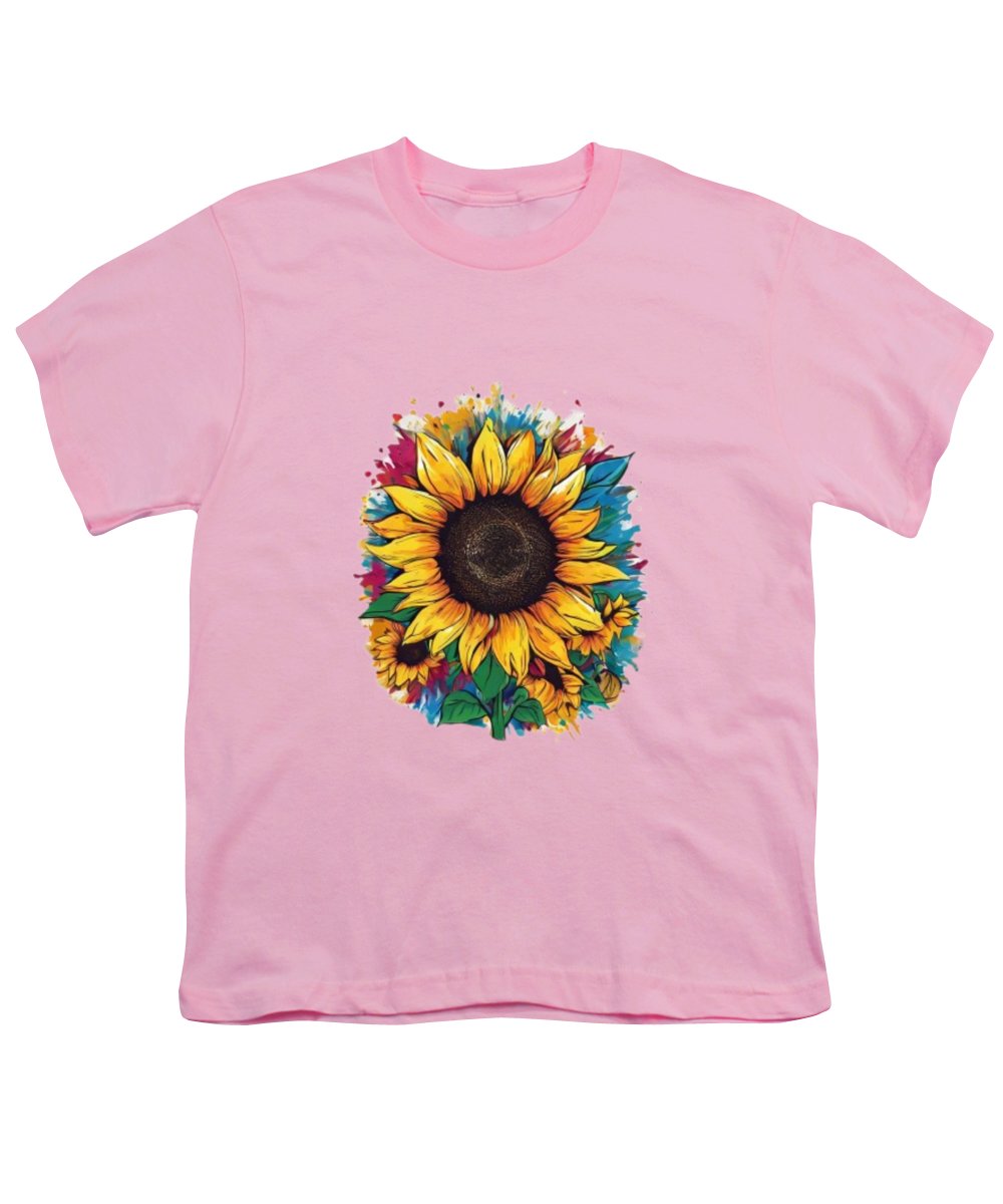 Colorful Sunflower - Youth T-Shirt