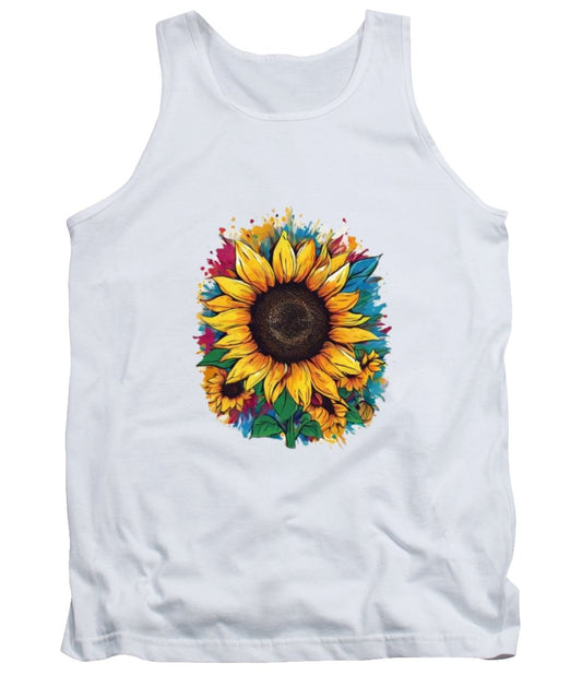 Colorful Sunflower - Tank Top