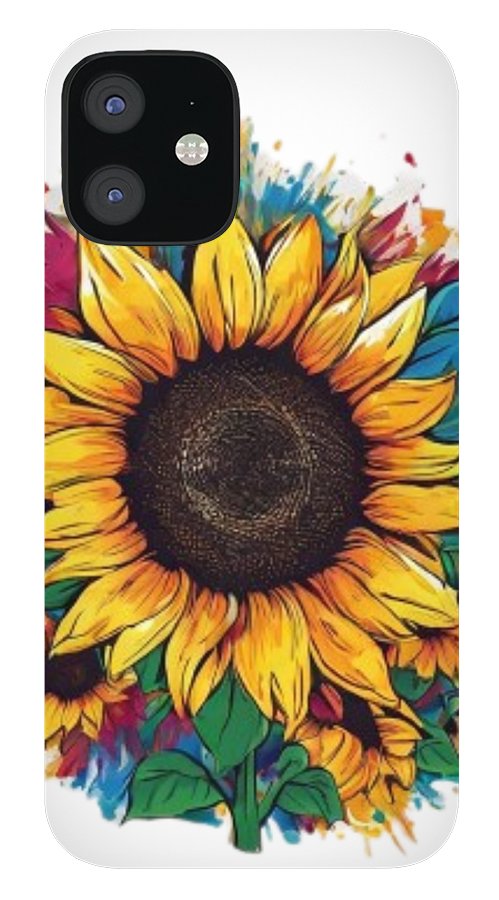 Colorful Sunflower - Phone Case
