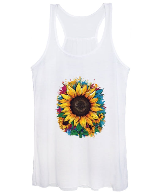 Colorful Sunflower - Women's Tank Top