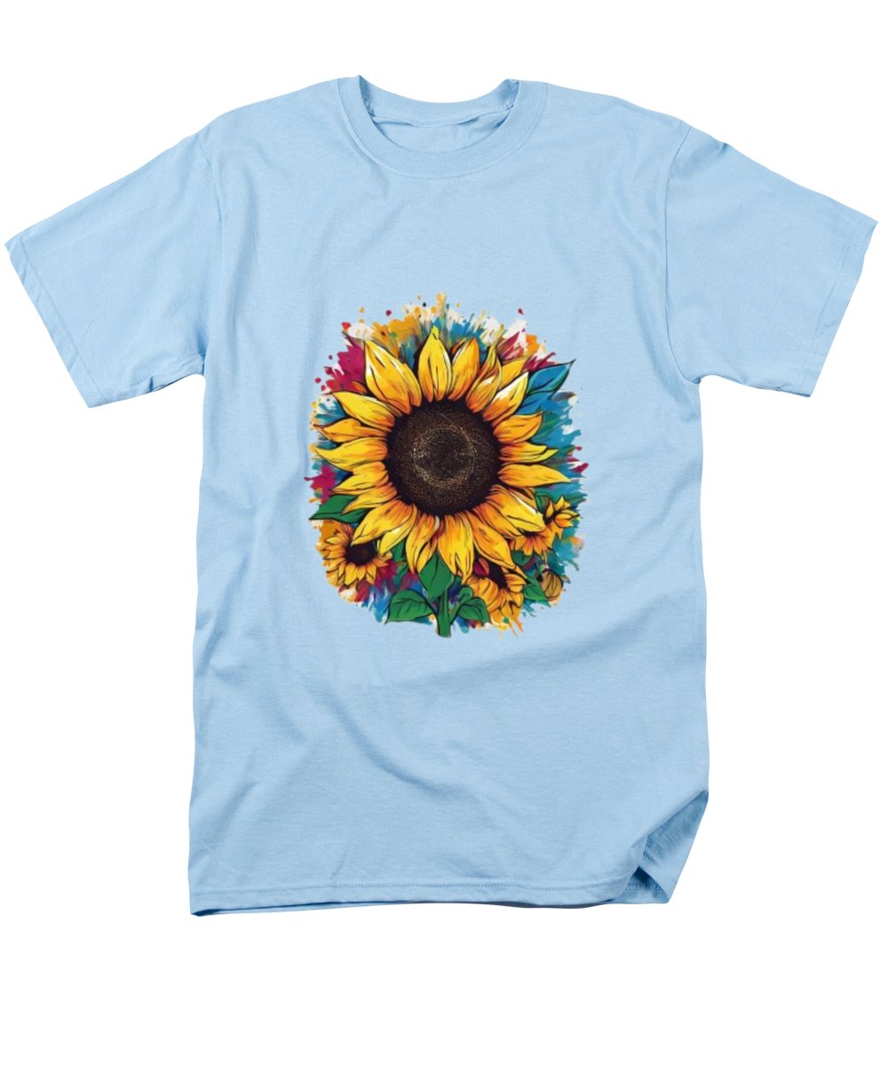 Colorful Sunflower - Men's T-Shirt  (Regular Fit)