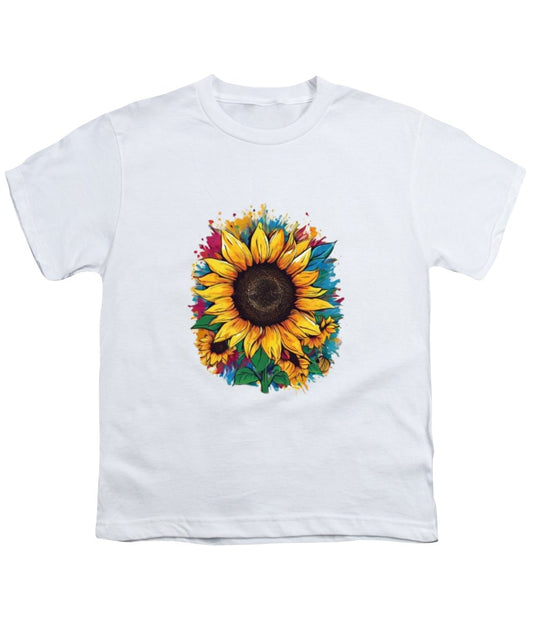 Colorful Sunflower - Youth T-Shirt