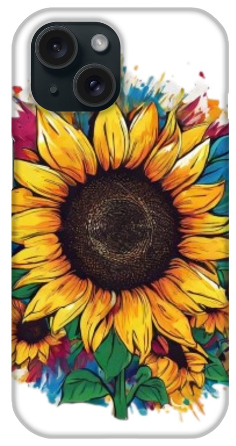 Colorful Sunflower - Phone Case