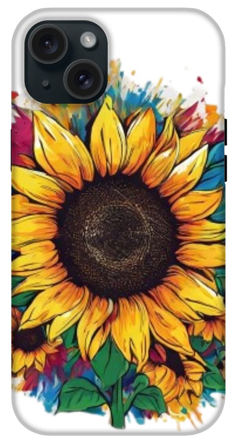 Colorful Sunflower - Phone Case