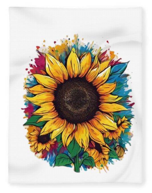 Colorful Sunflower - Blanket