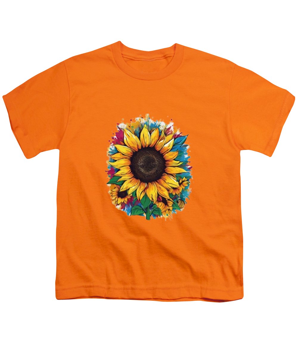 Colorful Sunflower - Youth T-Shirt