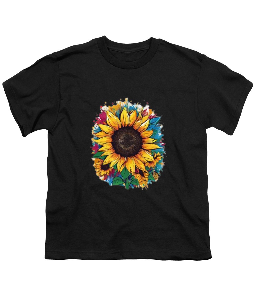 Colorful Sunflower - Youth T-Shirt