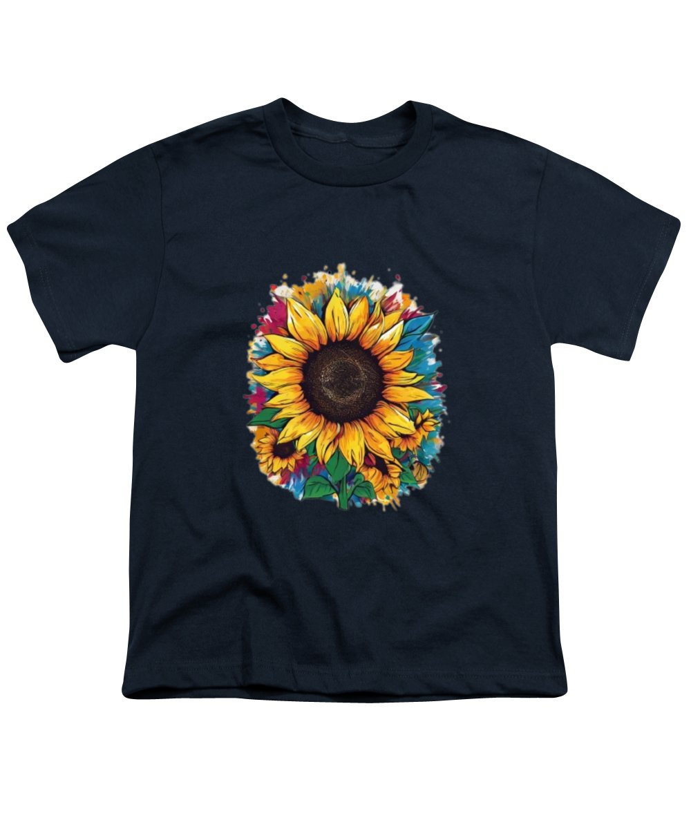 Colorful Sunflower - Youth T-Shirt