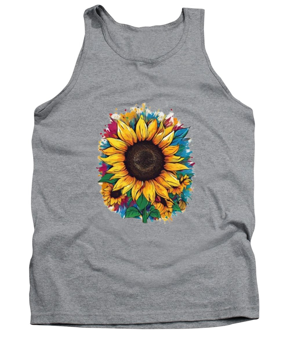 Colorful Sunflower - Tank Top