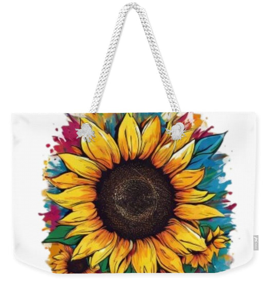 Colorful Sunflower - Weekender Tote Bag