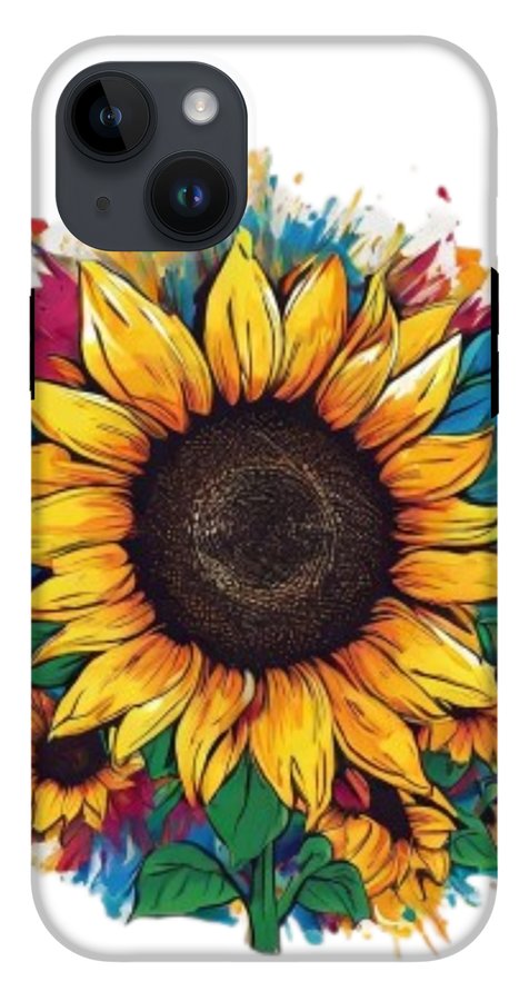 Colorful Sunflower - Phone Case