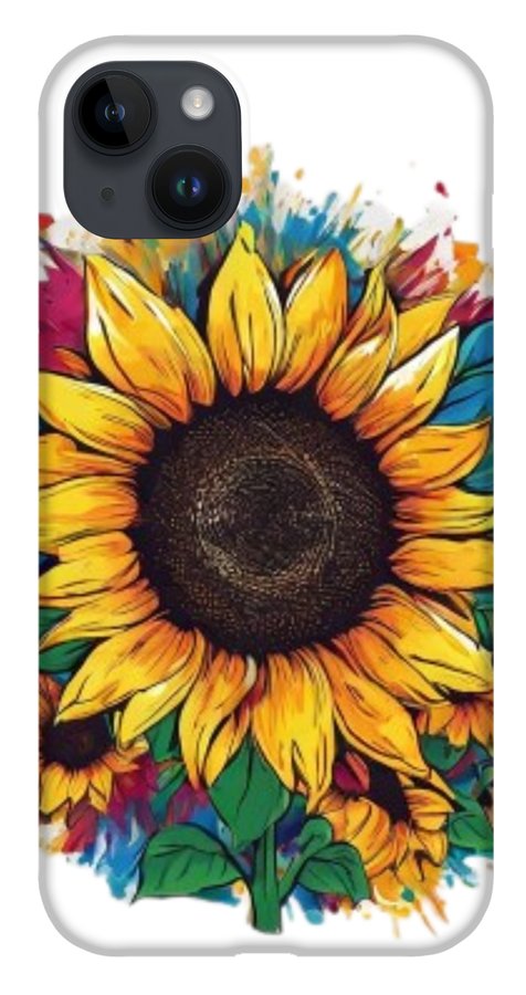 Colorful Sunflower - Phone Case