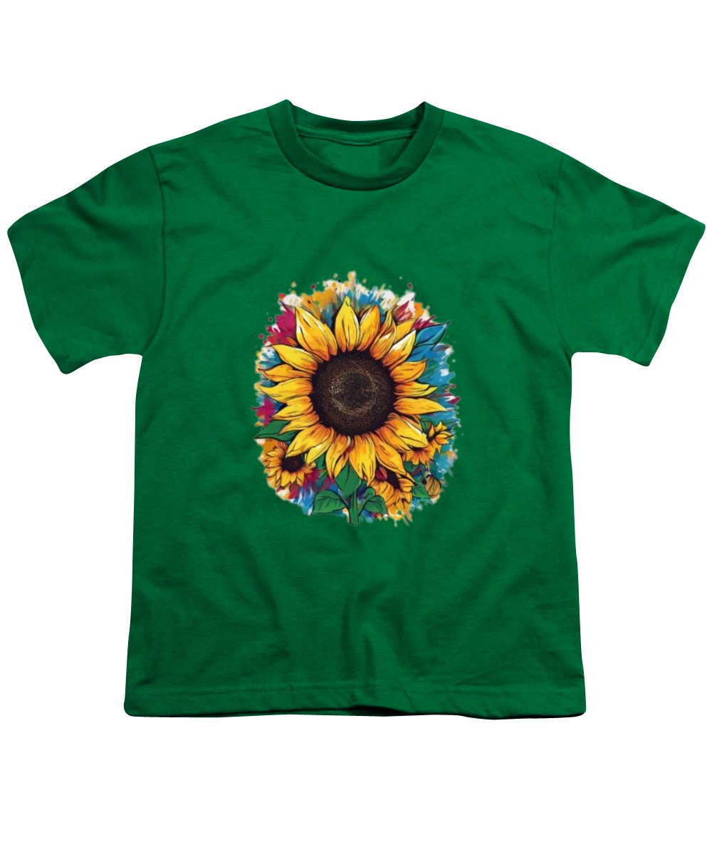 Colorful Sunflower - Youth T-Shirt