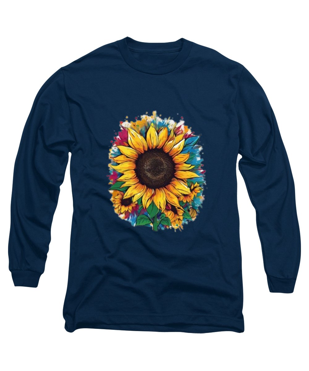 Colorful Sunflower - Long Sleeve T-Shirt