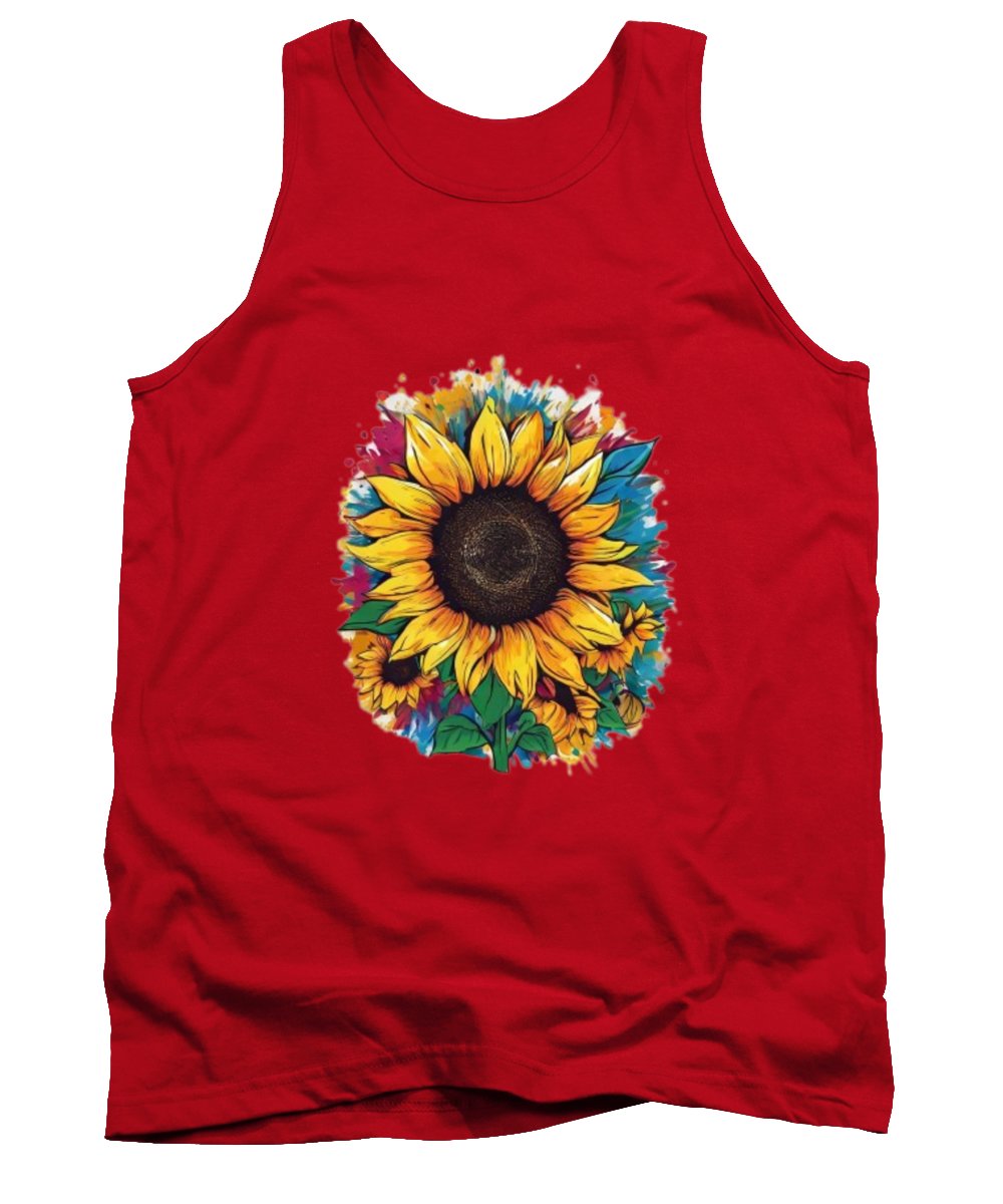 Colorful Sunflower - Tank Top