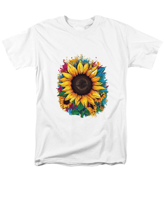 Colorful Sunflower - Men's T-Shirt  (Regular Fit)
