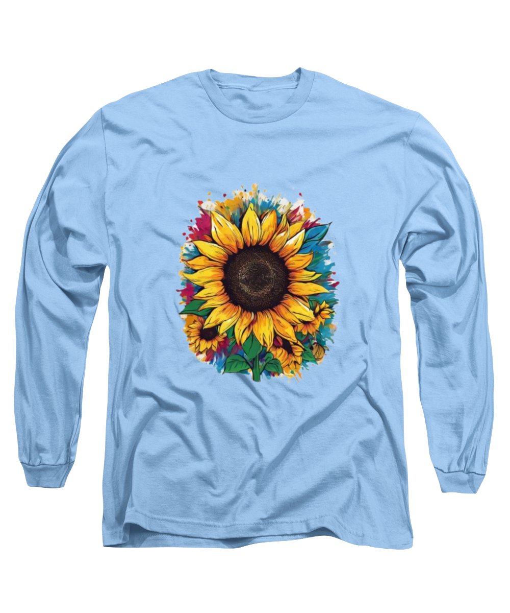 Colorful Sunflower - Long Sleeve T-Shirt