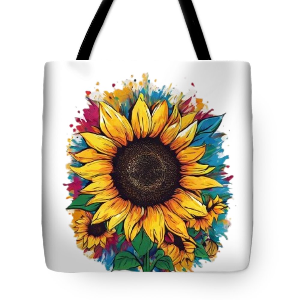 Colorful Sunflower - Tote Bag