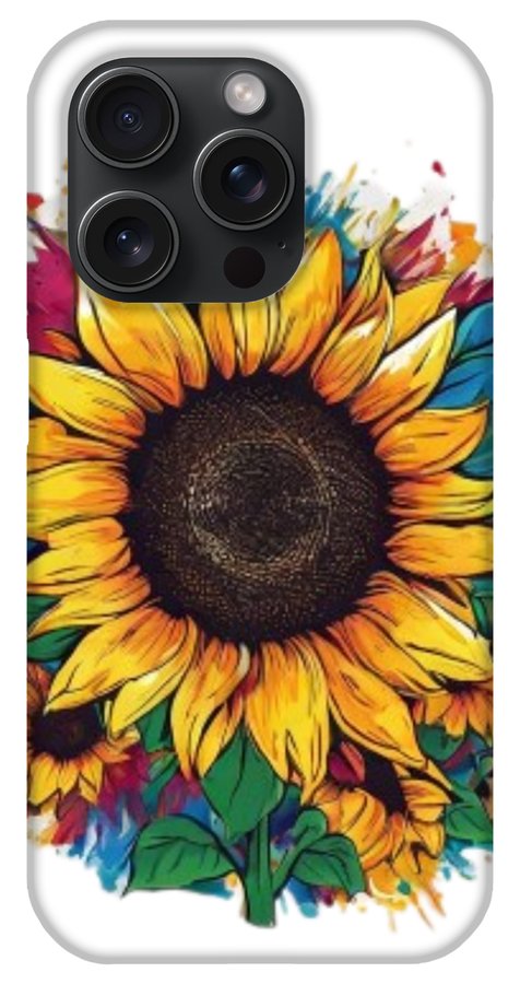 Colorful Sunflower - Phone Case